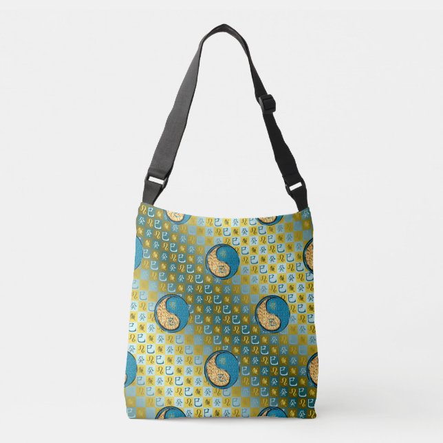 Leo & Water Snake Crossbody Bag (Front)