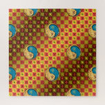 Leo & Water Tiger Jigsaw Puzzle<br><div class="desc">For those born under the sign of Leo in the Year of the Water Tiger.</div>