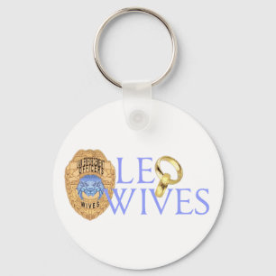LEO Wives Official Logo Key Ring