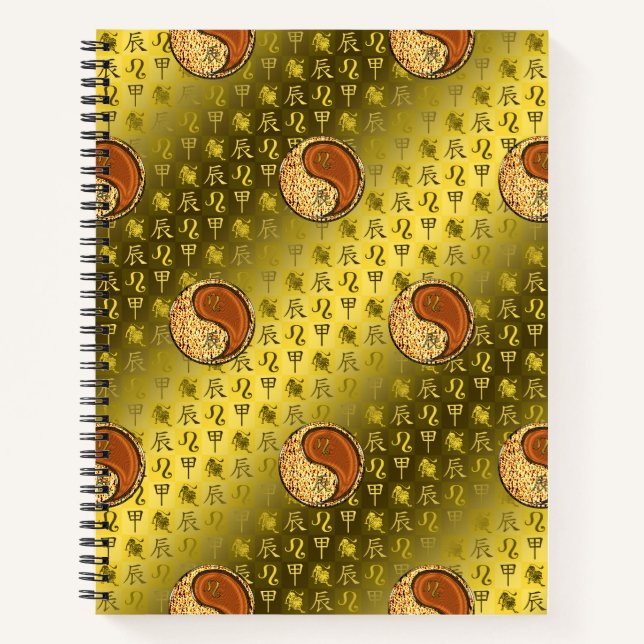 Leo & Wood Dragon Notebook (Front)