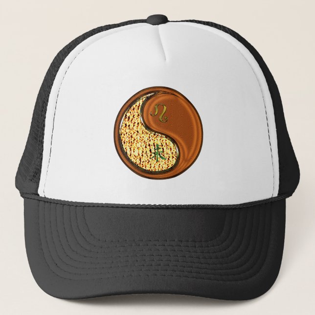 Leo & Wood Goat Trucker Hat (Front)