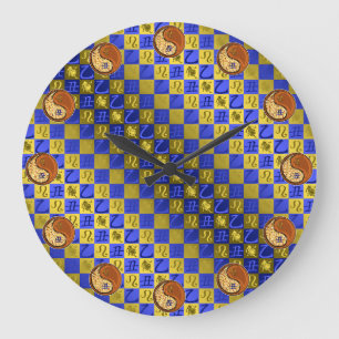Leo & Wood Ox Large Clock
