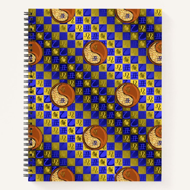 Leo & Wood Ox Notebook (Front)