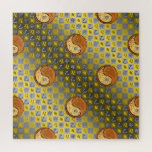 Leo & Wood Rabbit Jigsaw Puzzle<br><div class="desc">For those born under the sign of Leo in the Year of the Wood Rabbit.</div>