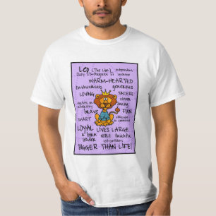 leo wordcloud shirt