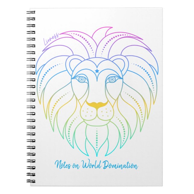 Leo World Domination Notebook (Front)