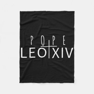 Leo Xiv Pope Shirt – New Pope 2025 Catholic Fleece Blanket