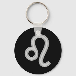 Leo Zodiac Astrology Keychain
