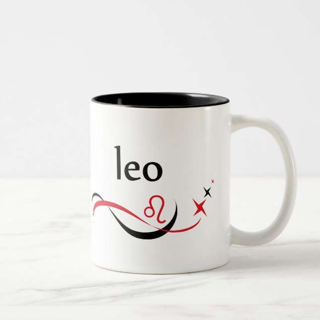Leo Zodiac Astrology Mug (Right)