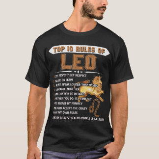 Leo Zodiac Birthday Gift Top 10 Rules Of Leo Gift