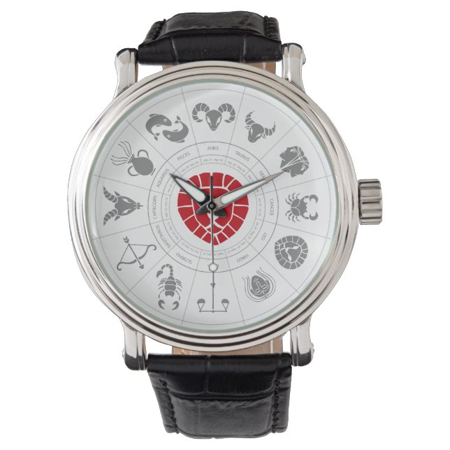 Leo Zodiac Birthday Gift Watch (Front)