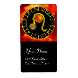 LEO ZODIAC BIRTHDAY JEWEL YELLOW TOPAZ Gold