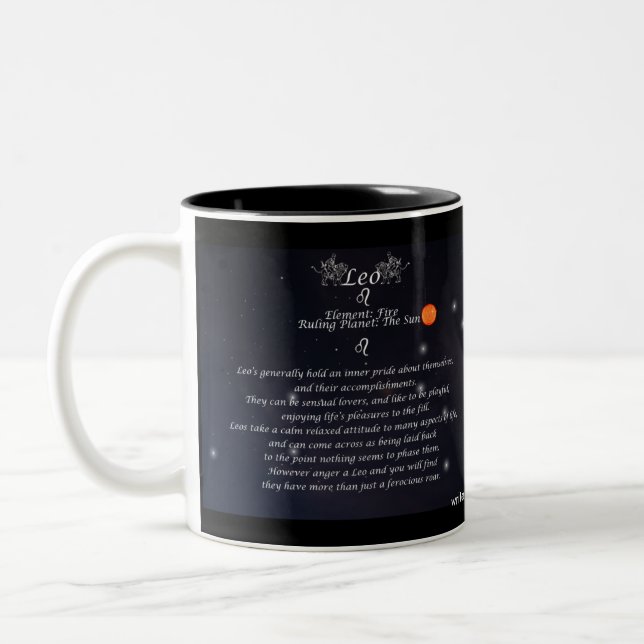 Leo Zodiac Collection Mug (Left)