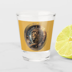 Leo Zodiac Customisable Shot Glass