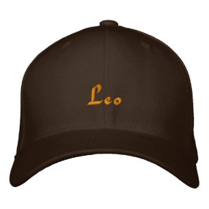 Leo Zodiac Embroidered Cap / Hat