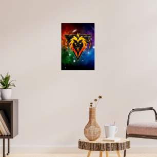 Leo Zodiac Gift Astrology Poster