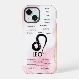 Leo Zodiac Horoscope Traits Girls iPhone 15 Case