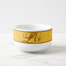 Leo Zodiac Ice Cream/Soup Mug