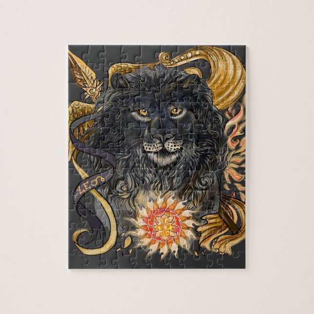 Leo Zodiac Jigsaw Puzzle (Vertical)