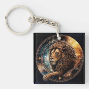 Leo Zodiac Keychain