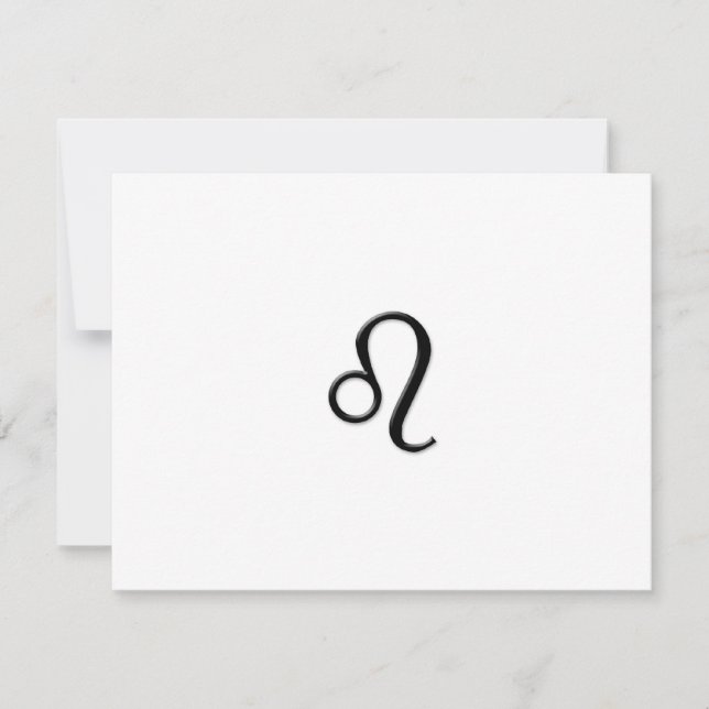 Leo - Zodiac Sign (Front)