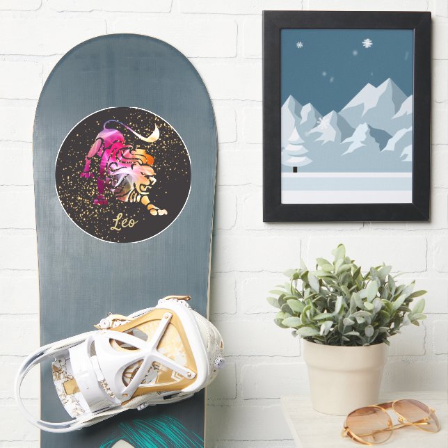 Leo - Zodiac Sign (Snowboard)