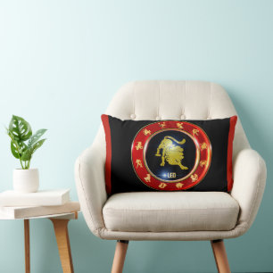 Leo Zodiac Sign Astrology Lumbar Cushion