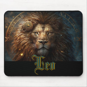 Leo Zodiac Sign Mouse Pad
