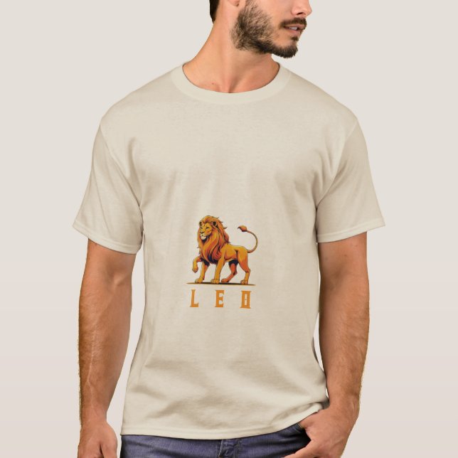 LEO ZODIAC SIGN T-Shirt (Front)