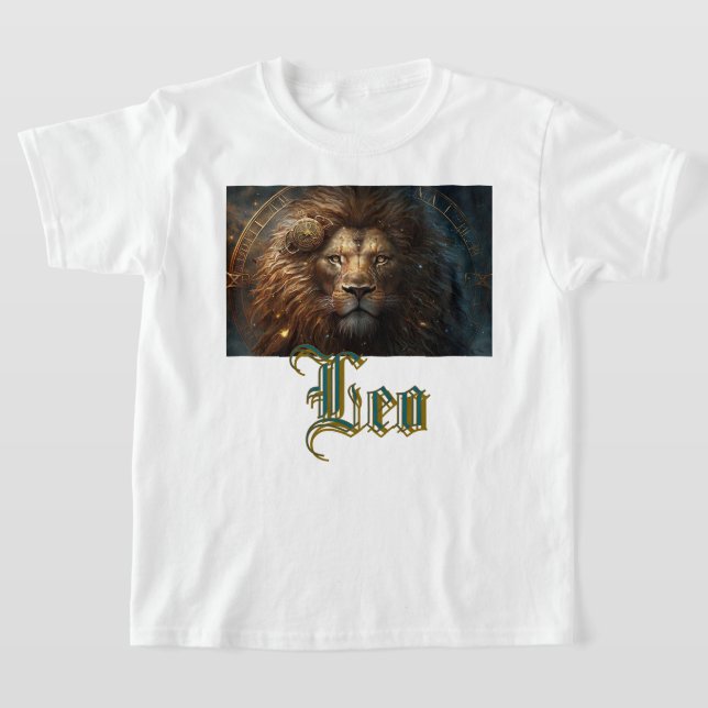 Leo Zodiac Sign T-Shirt (Laydown)