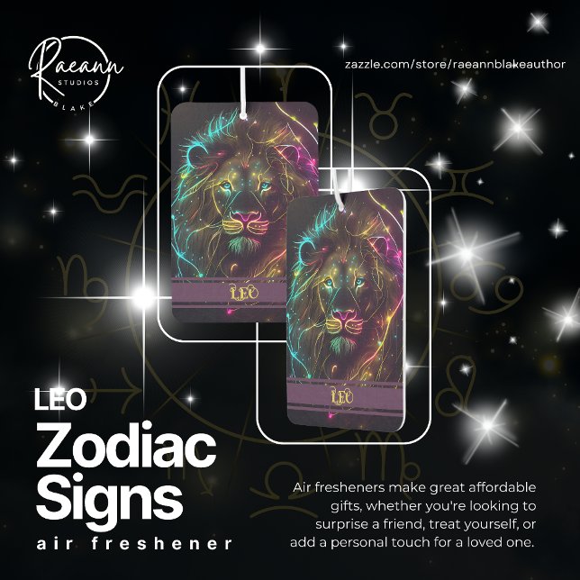 Leo Zodiac Signs Celestial Air Freshener (Creator Uploaded)