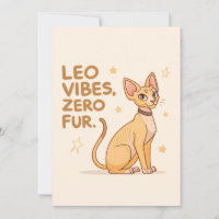 Leo Zodiac Sphynx Cat Cute Illustration Art