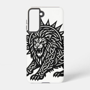 Leo Zodiac Sun‑Mane Lion BurnsInHell Samsung Galaxy Case