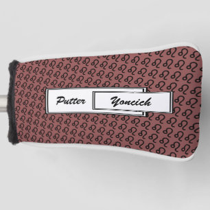 Leo Zodiac Symbol Standard by Kenneth Yoncich Golf Head Cover