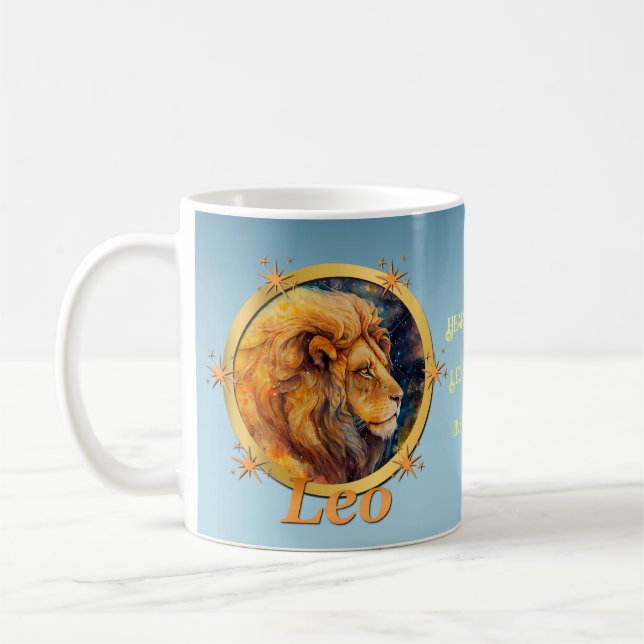 Leo zodiac traits, motivation, horoscope, Leo's pe Coffee Mug (Left)