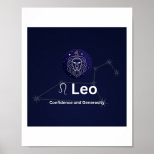 Leo Zodic Sign Sticker 