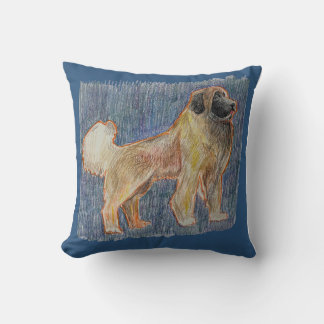 Leoburger Throw Pillow