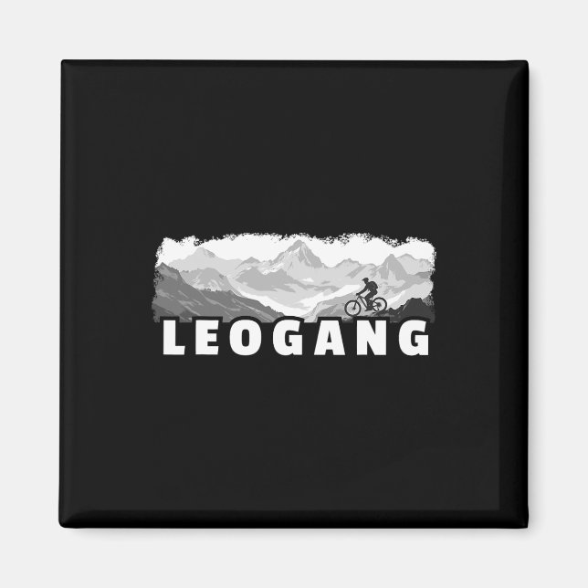 Leogang Austria Mountain Biking Mtb Cycling  Magnet (Front)