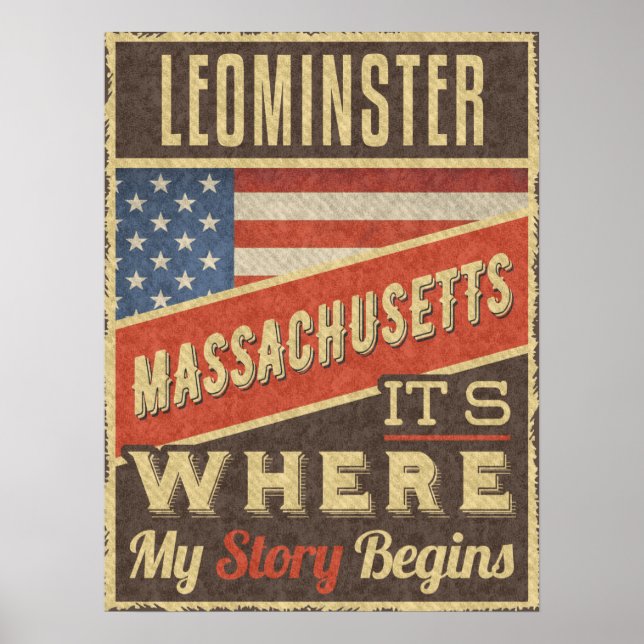 Leominster Massachusetts Poster (Front)