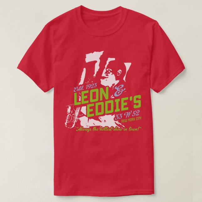 Leon and Eddies T-Shirt (Design Front)