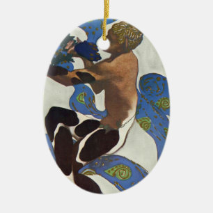 Leon Bakst: Nijinsky's Faun Costume Ceramic Tree Decoration