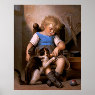 Léon Bazille Perrault - Unconscious Sleeper Poster