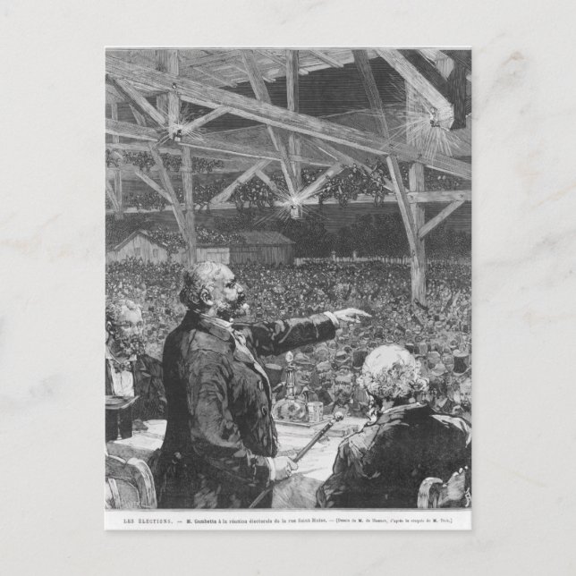 Leon Gambetta 2 Postcard (Front)