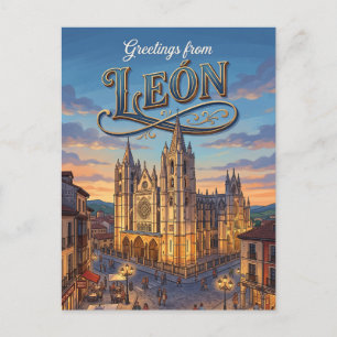 León, Spain Spain Postcard