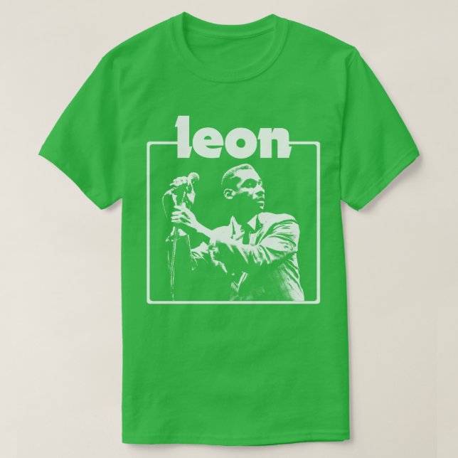 Leon The White Stencil T-Shirt (Design Front)
