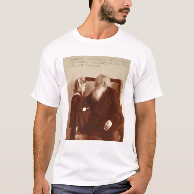 Leon Tolstoy with his granddaughter, Tatiana T-Shirt (Front)