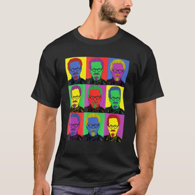 Leon Trotsky Pop Art  Vintage History Tee (Front)