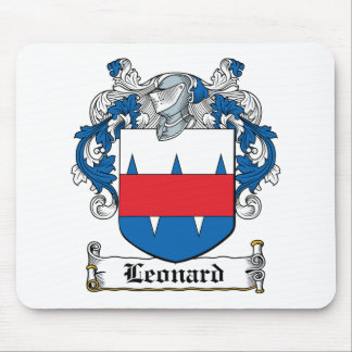 Leonard Family Crest Mouse Pad