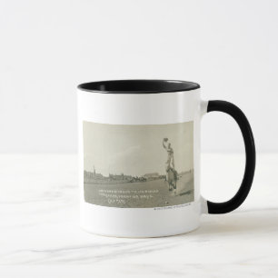 Leonard Stroud trick riding. Mug