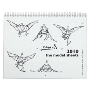 Leonardo 2010 model sheet calendar